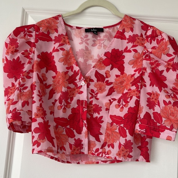 Lulus floral crop top - Picture 3 of 5